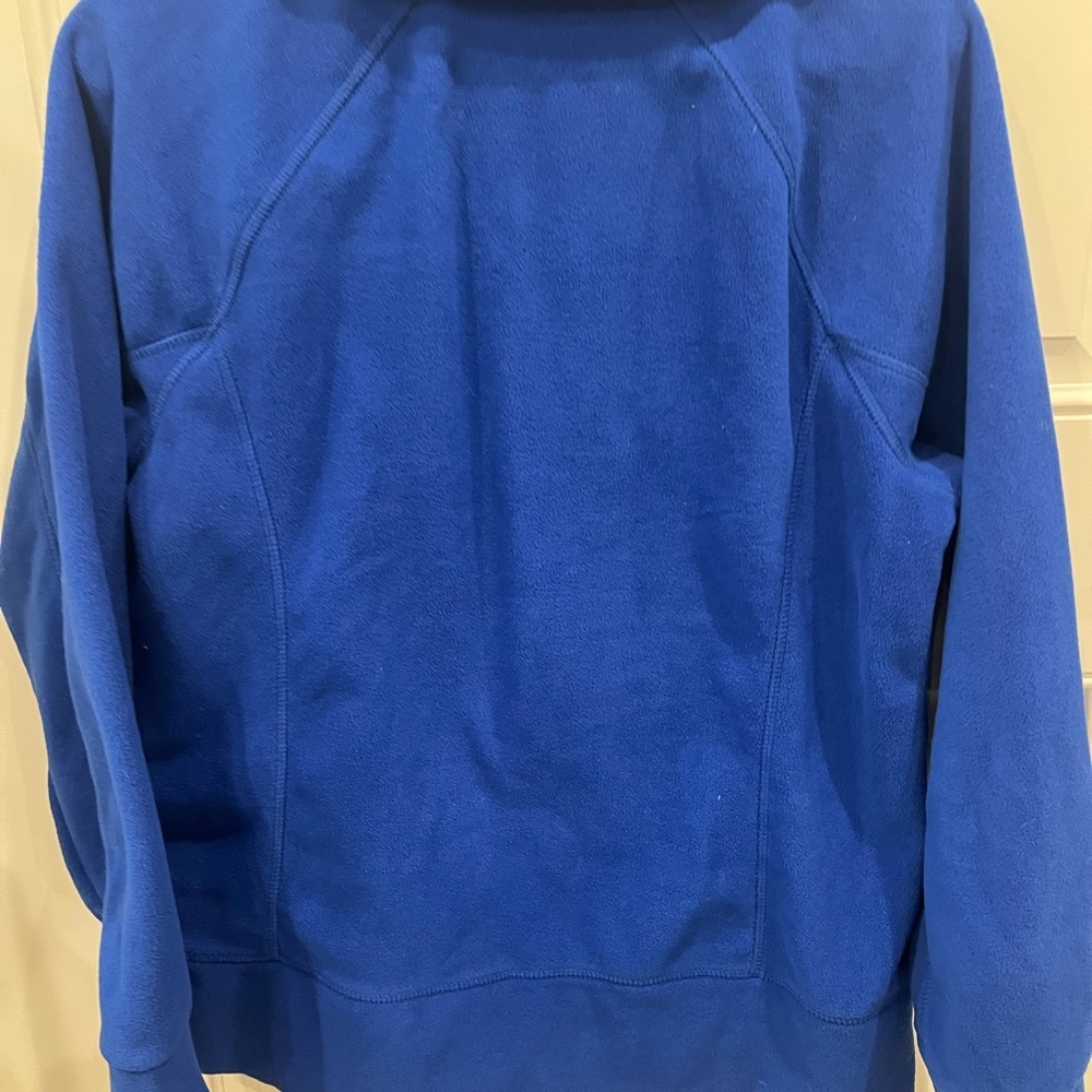 Calvin Klein Large Blue Fleece Women's Jacket - Picture 8 of 11